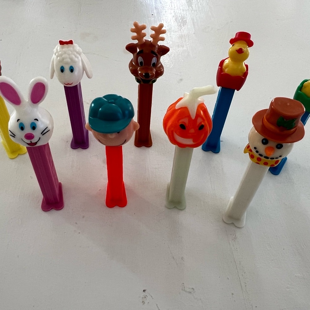 PEZ candy dispensers set of 9
